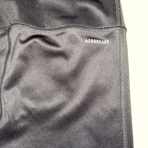 black adidas leggings , aerofit, size small